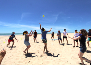 Beach Olympics, Creativando team building activity